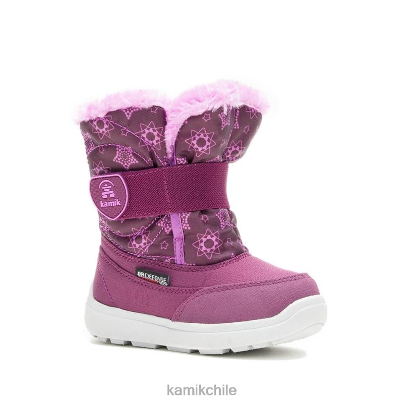 uva botas de invierno RJT4Z400 Kamik niños pequeños impresión de abeja de nieve