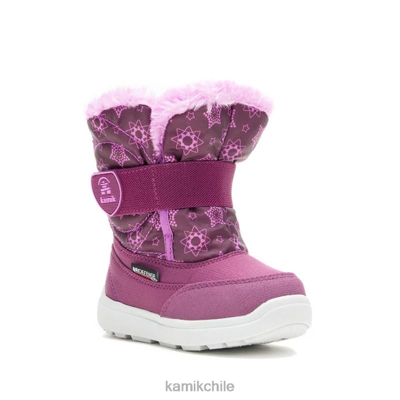 uva botas de invierno RJT4Z400 Kamik niños pequeños impresión de abeja de nieve