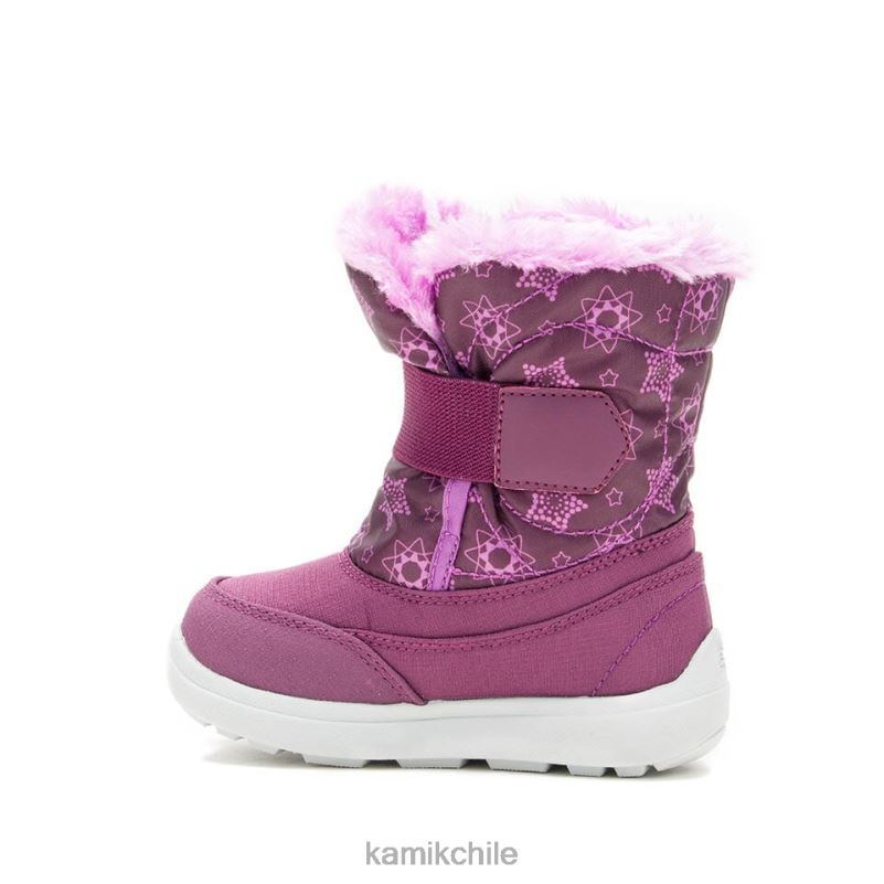 uva botas de invierno RJT4Z400 Kamik niños pequeños impresión de abeja de nieve