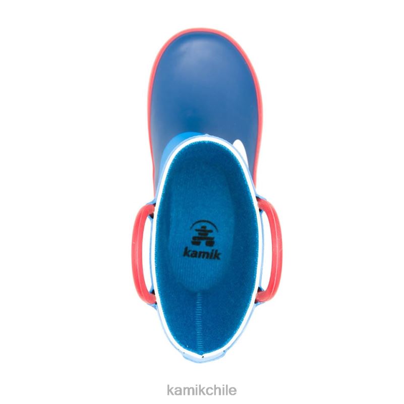 azul botas de lluvia RJT4Z377 Kamik niños pequeños cohete espacial