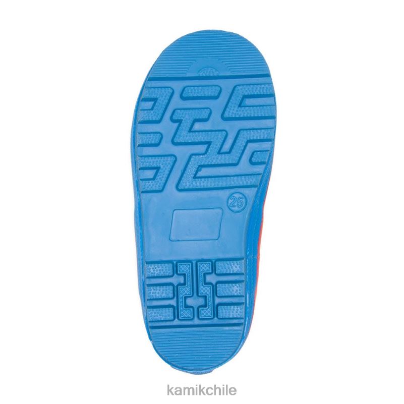 azul botas de lluvia RJT4Z377 Kamik niños pequeños cohete espacial