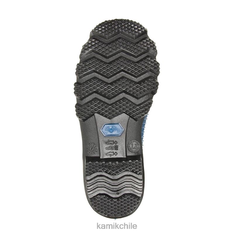 azul marino claro botas de lluvia RJT4Z370 Kamik niños pequeños pisar muy fuerte