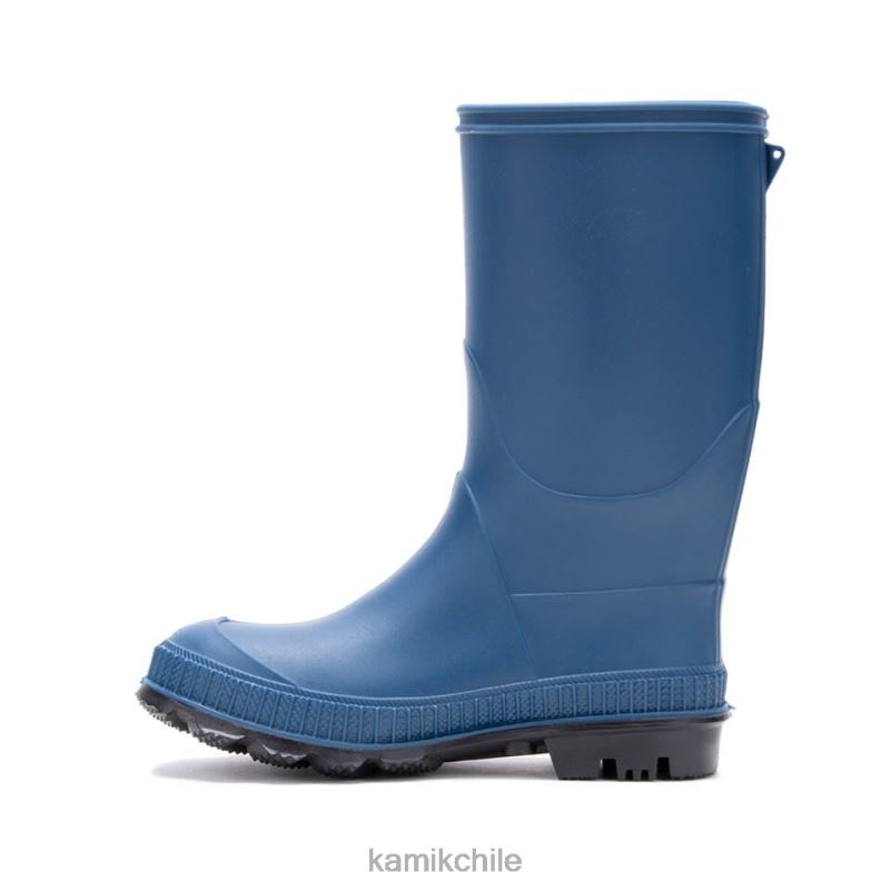 azul marino claro botas de lluvia RJT4Z370 Kamik niños pequeños pisar muy fuerte