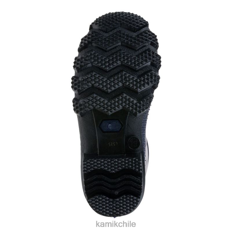 azul marino/negro botas de lluvia RJT4Z368 Kamik niños pequeños pisar muy fuerte