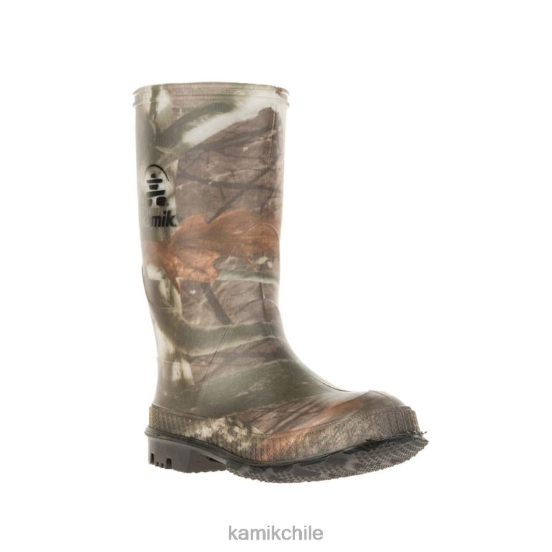 camuflaje botas de lluvia RJT4Z378 Kamik niños pequeños pisotear camuflaje