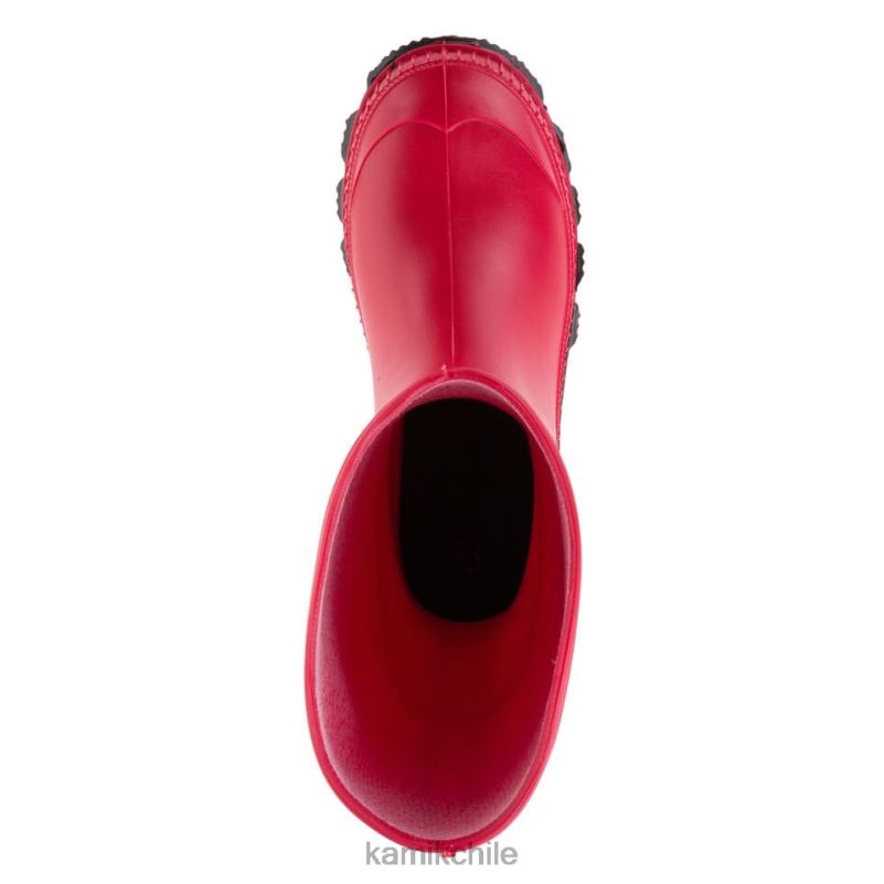 rojo botas de lluvia RJT4Z364 Kamik niños pequeños pisar muy fuerte