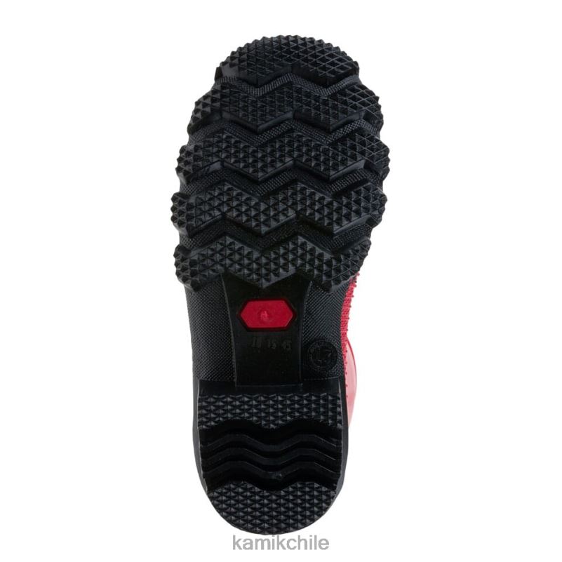 rojo botas de lluvia RJT4Z364 Kamik niños pequeños pisar muy fuerte