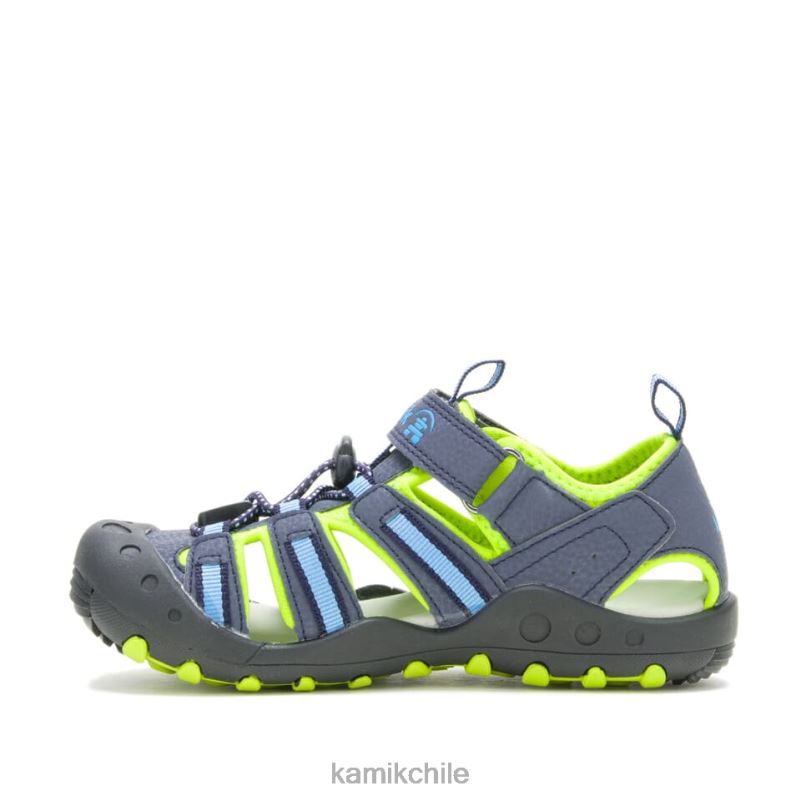azul sandalias RJT4Z382 Kamik niños pequeños cangrejo