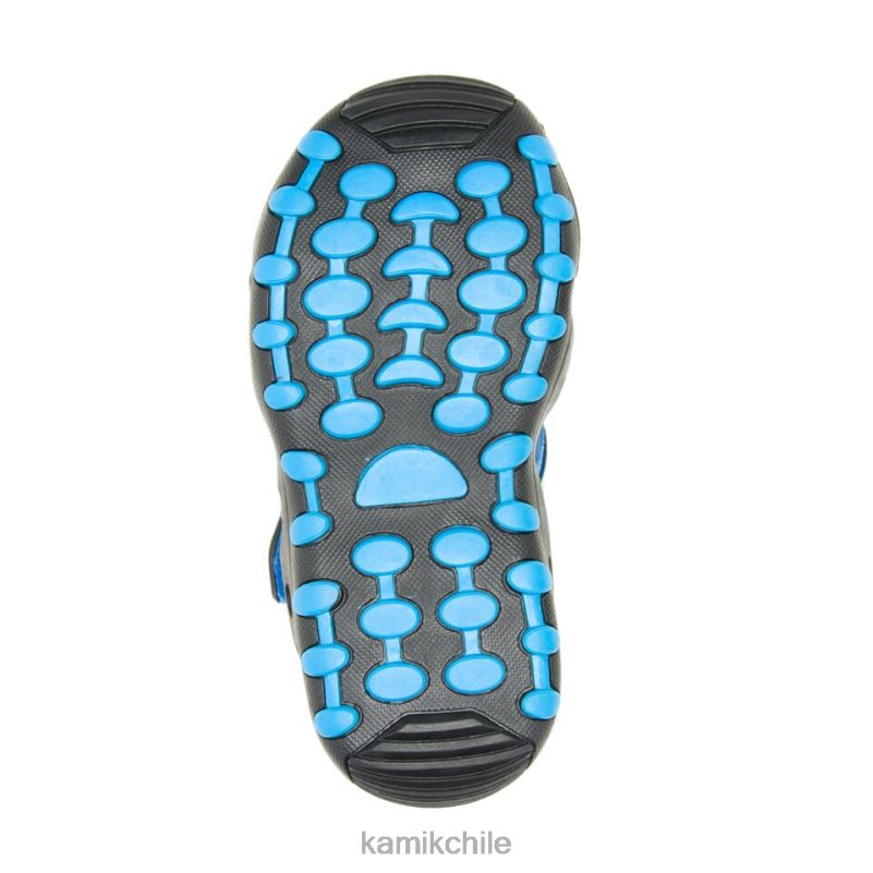 azul verde sandalias RJT4Z389 Kamik niños pequeños cangrejo