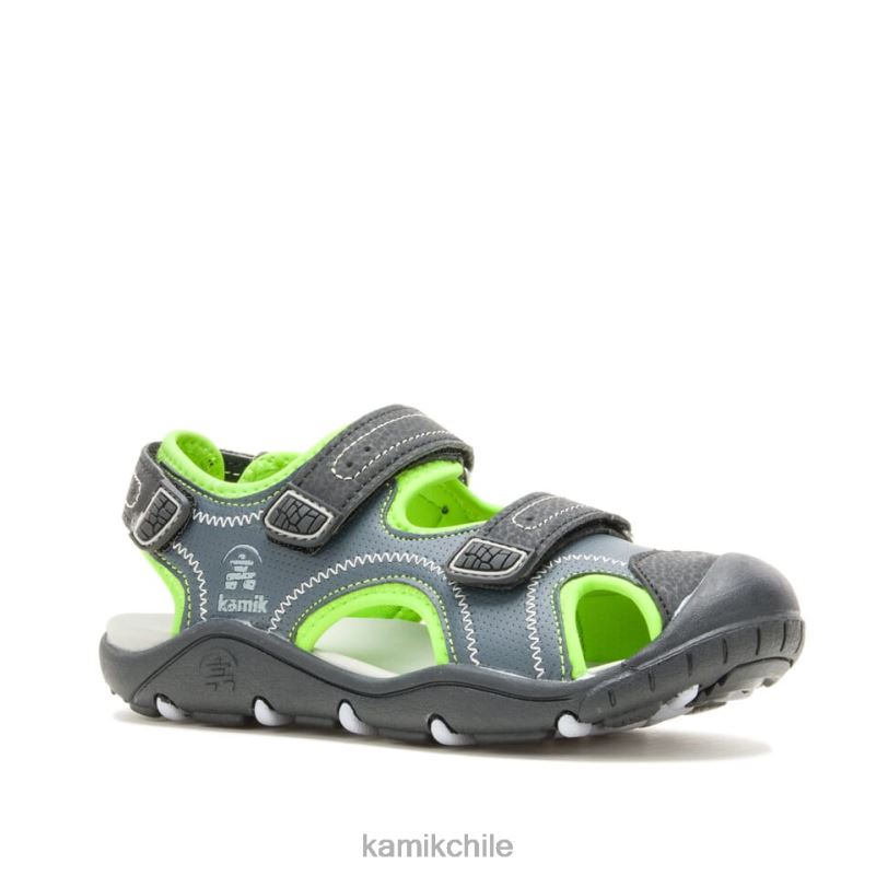 carbón sandalias RJT4Z390 Kamik niños pequeños tortuga marina 2