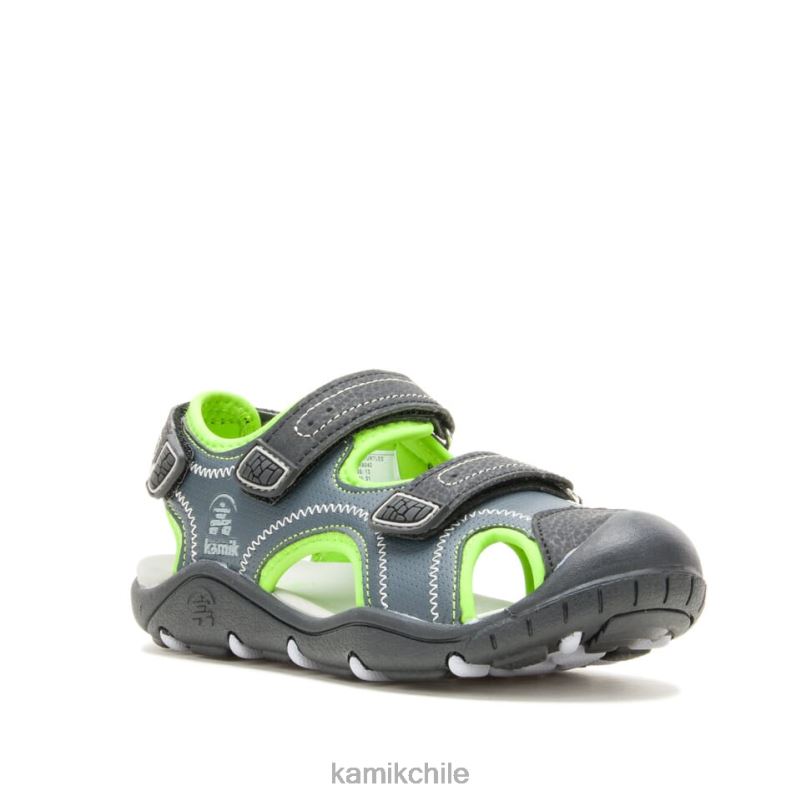 carbón sandalias RJT4Z390 Kamik niños pequeños tortuga marina 2