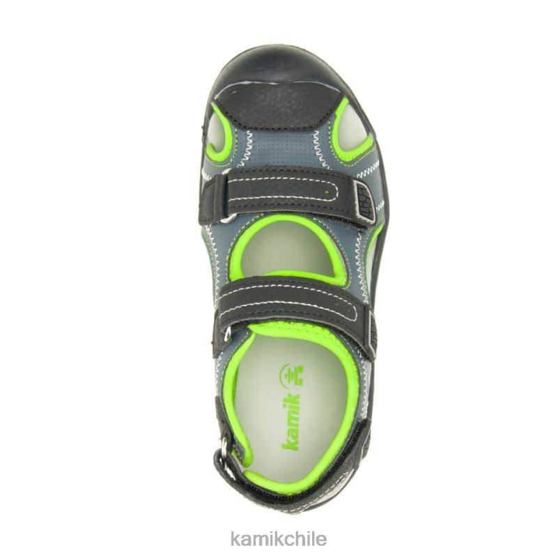 carbón sandalias RJT4Z390 Kamik niños pequeños tortuga marina 2