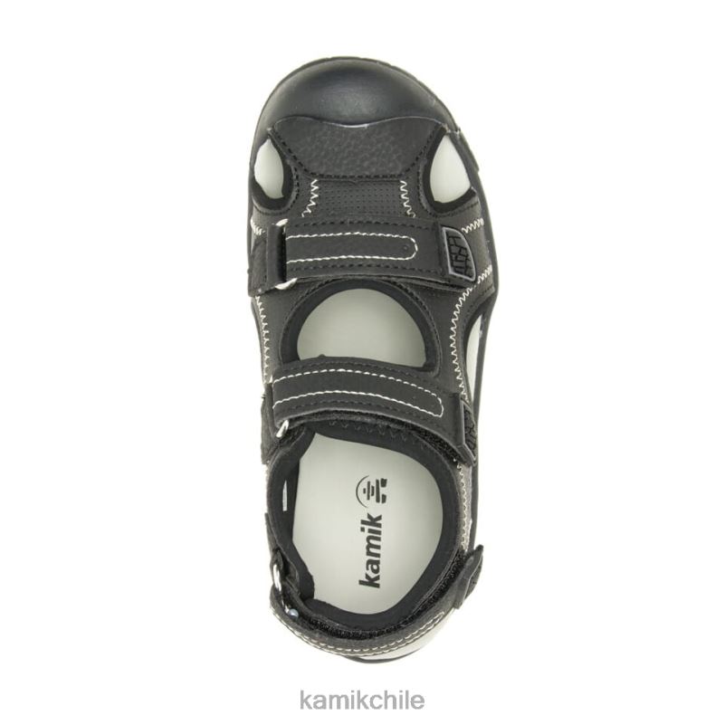 negro sandalias RJT4Z394 Kamik niños pequeños tortuga marina 2