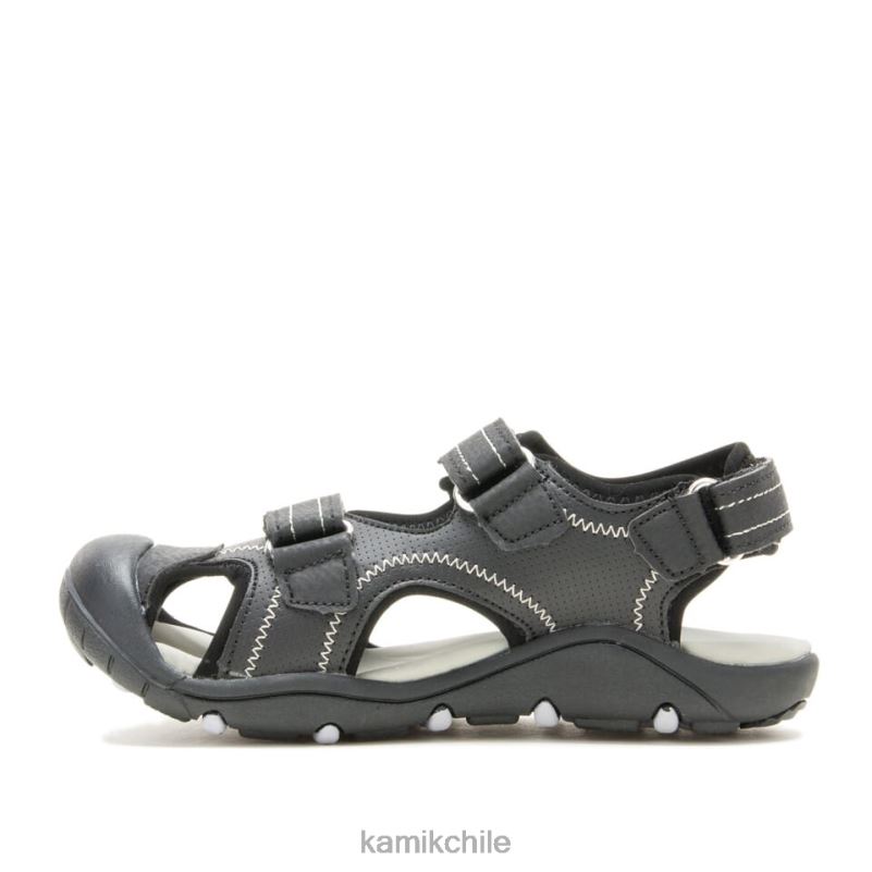 negro sandalias RJT4Z394 Kamik niños pequeños tortuga marina 2