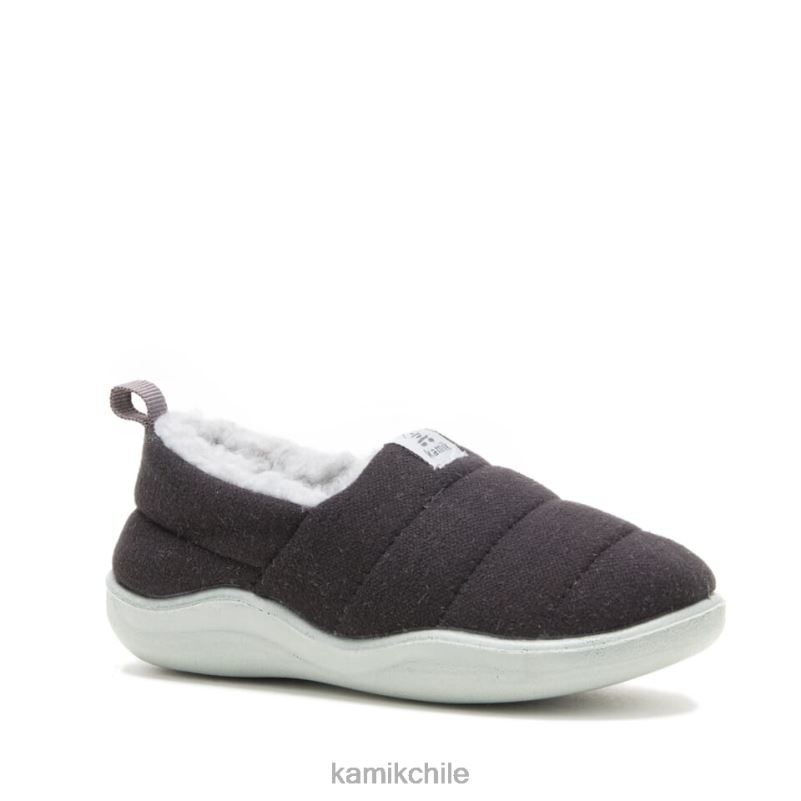 negro zapatillas RJT4Z438 Kamik niños pequeños chalet acogedor