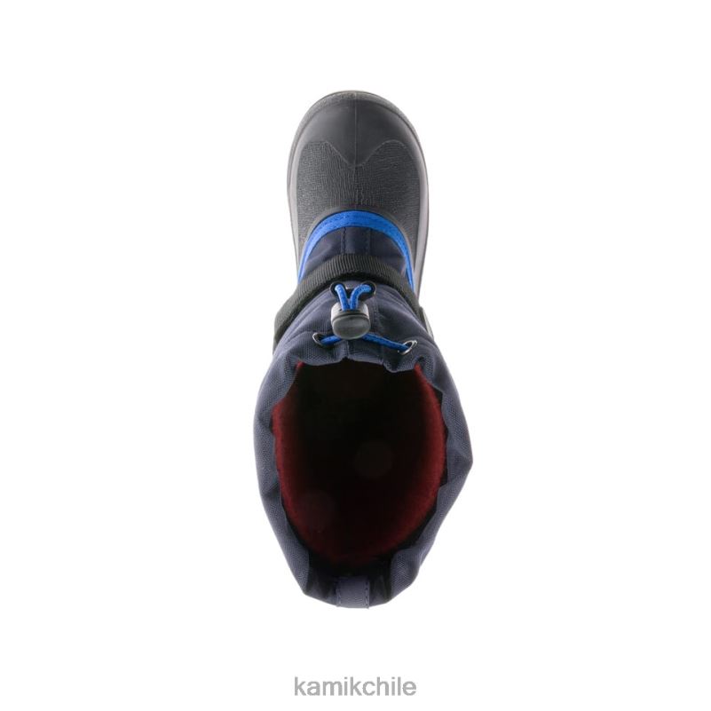Azul marino botas de invierno RJT4Z339 Kamik niños chinche de agua de ancho