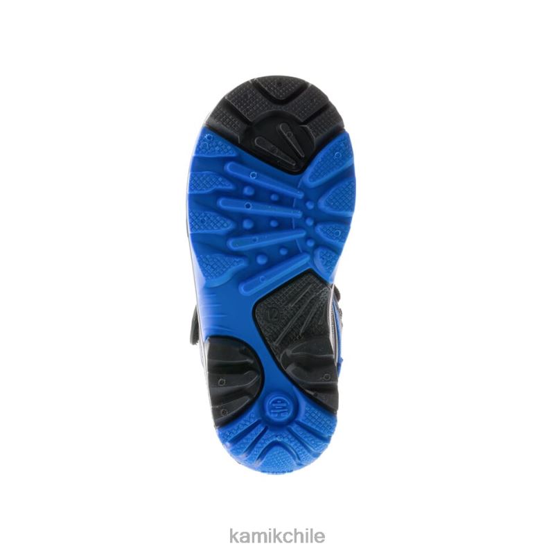 Azul marino botas de invierno RJT4Z339 Kamik niños chinche de agua de ancho
