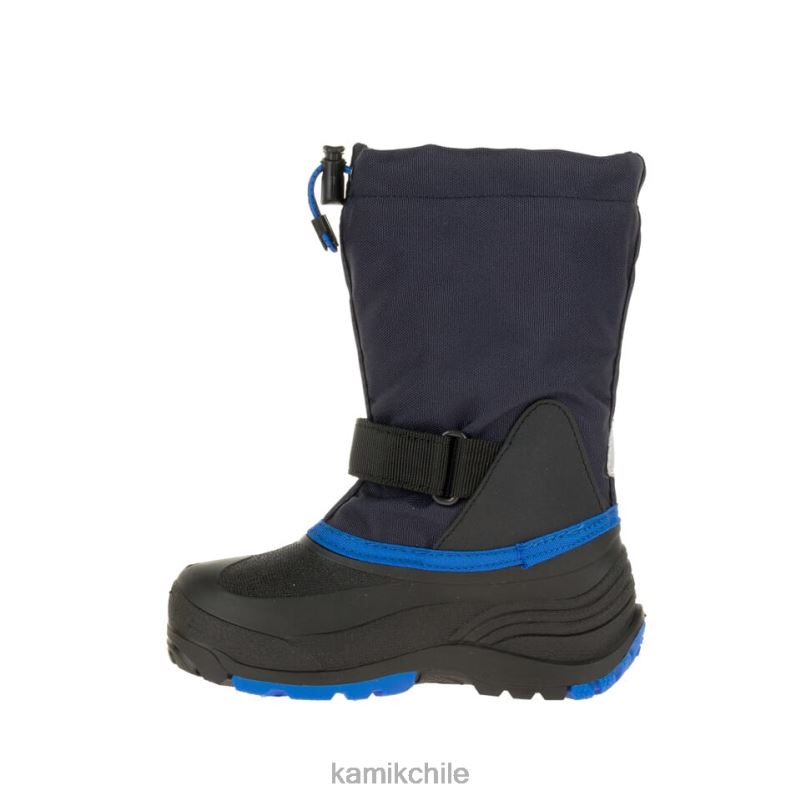 Azul marino botas de invierno RJT4Z339 Kamik niños chinche de agua de ancho