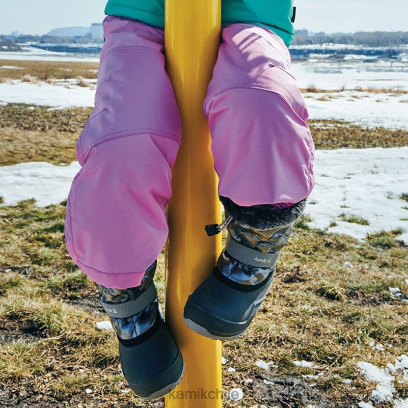 Rosa claro botas de invierno RJT4Z306 Kamik niños centavo 3