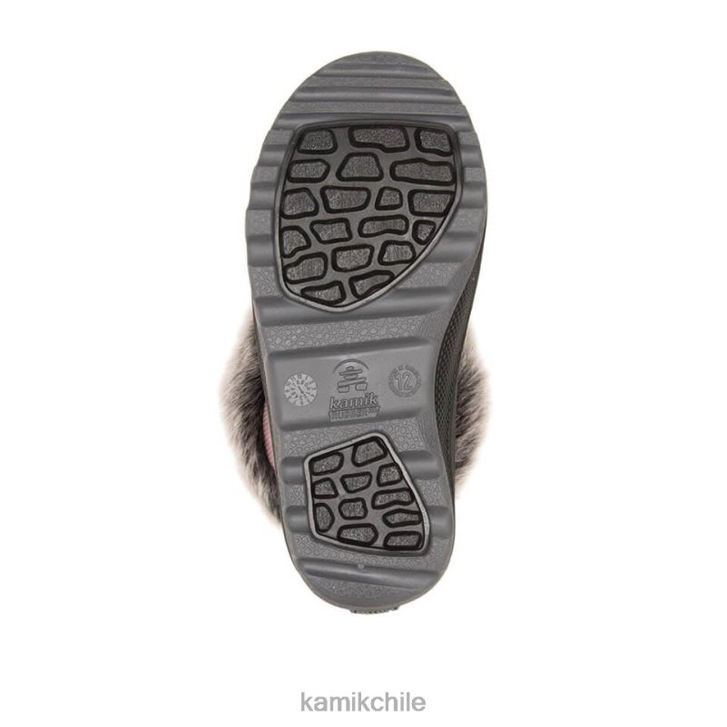 Rosa claro botas de invierno RJT4Z335 Kamik niños polvoriento 3