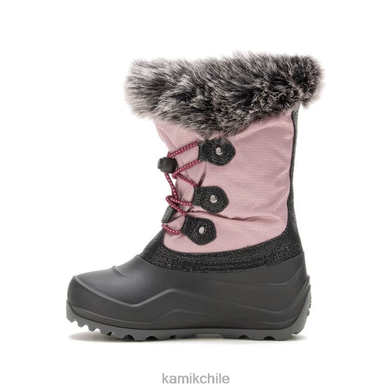 Rosa claro botas de invierno RJT4Z335 Kamik niños polvoriento 3