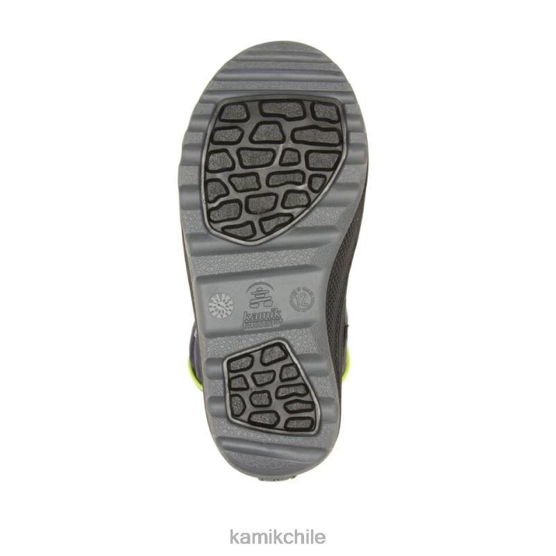 azul marino/lima botas de invierno RJT4Z313 Kamik niños nevadas 2