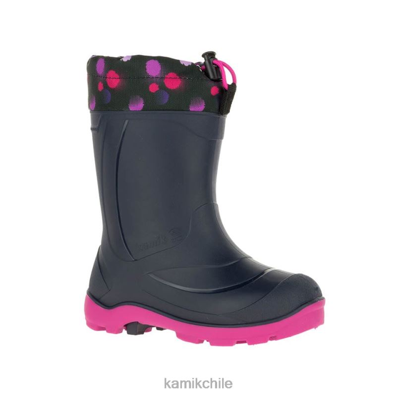 azul marino/magenta botas de invierno RJT4Z231 Kamik niños snobuster 2
