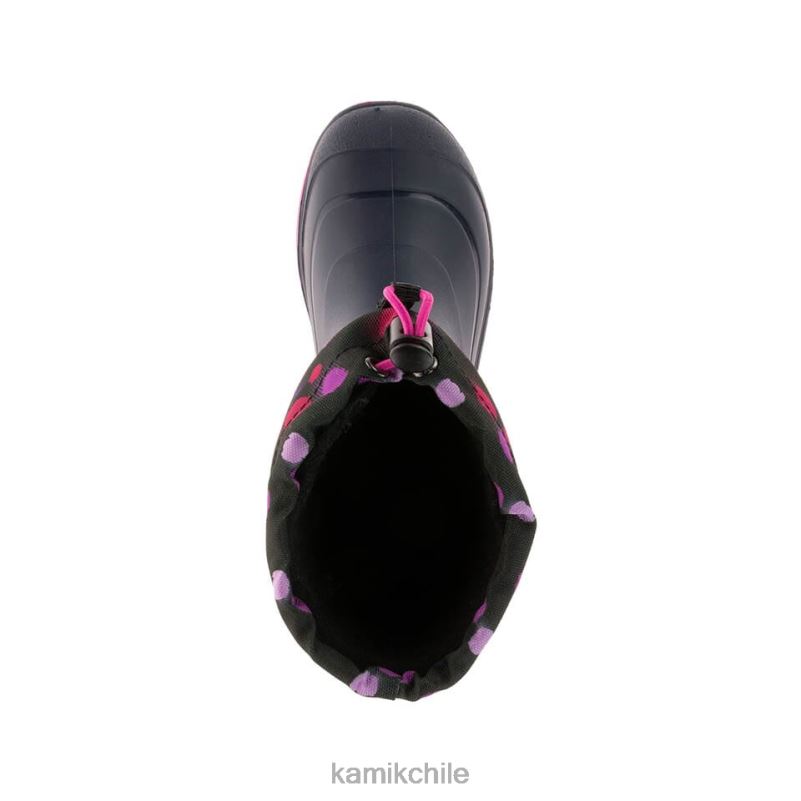 azul marino/magenta botas de invierno RJT4Z231 Kamik niños snobuster 2