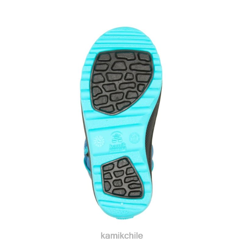 azul marino/verde azulado botas de invierno RJT4Z322 Kamik niños nevada p2