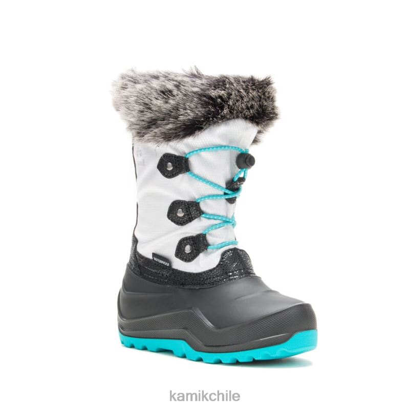blanco botas de invierno RJT4Z334 Kamik niños polvoriento 3