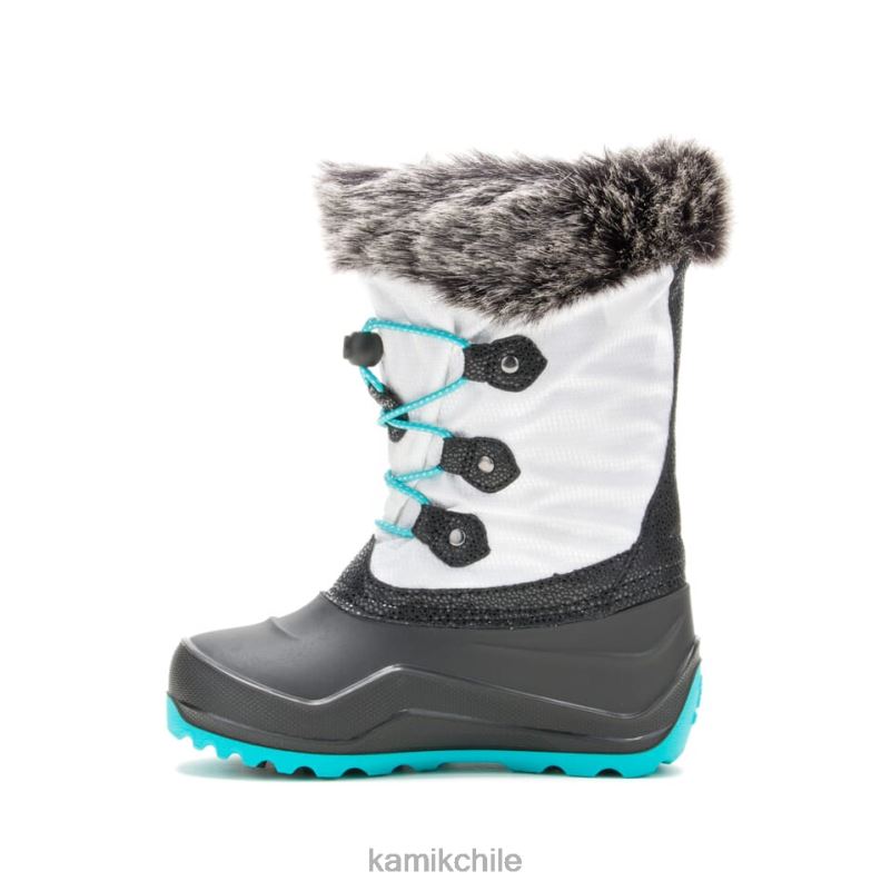 blanco botas de invierno RJT4Z334 Kamik niños polvoriento 3