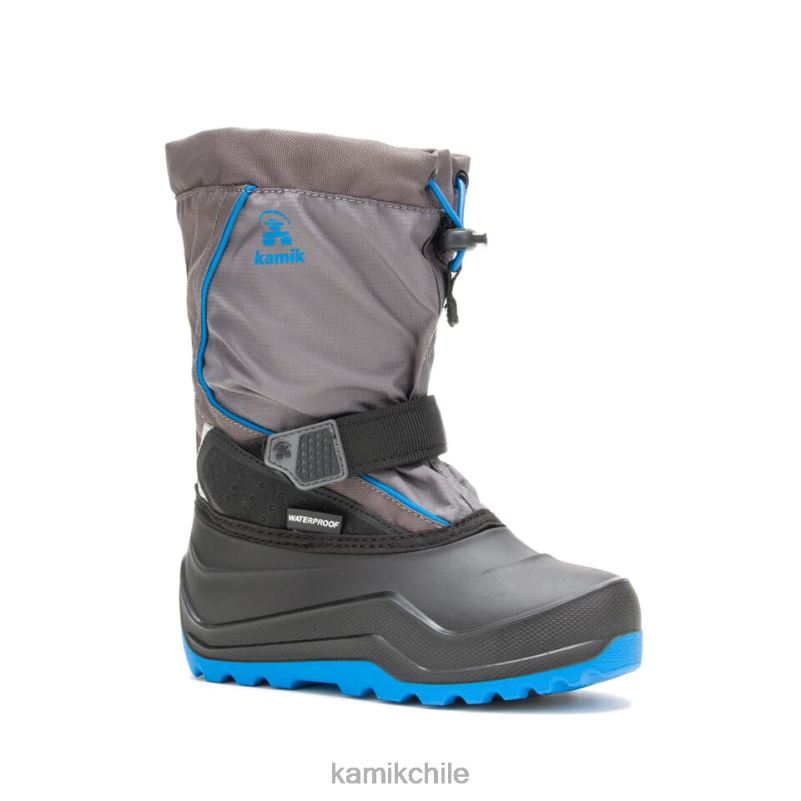 carbón/azul botas de invierno RJT4Z317 Kamik niños nevadas 2