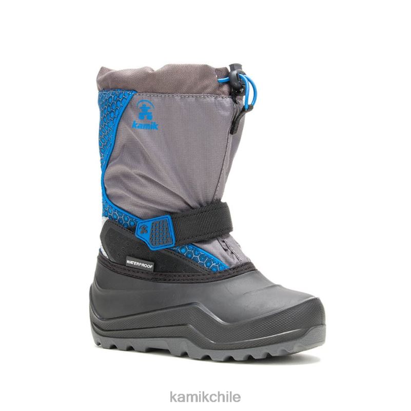 carbón/azul botas de invierno RJT4Z318 Kamik niños nevada p2