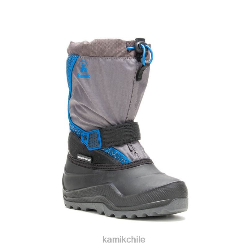 carbón/azul botas de invierno RJT4Z318 Kamik niños nevada p2