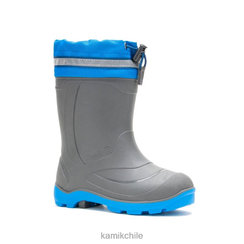 carbón/azul tinta botas de invierno RJT4Z233 Kamik niños snobuster 3