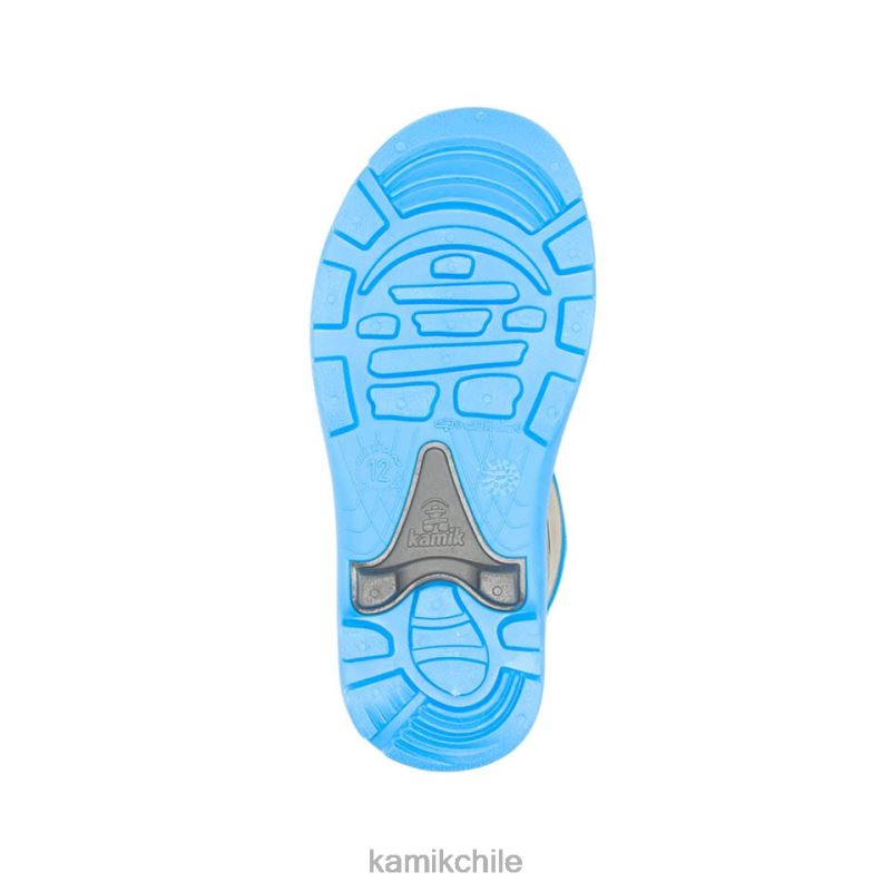 carbón/azul tinta botas de invierno RJT4Z233 Kamik niños snobuster 3