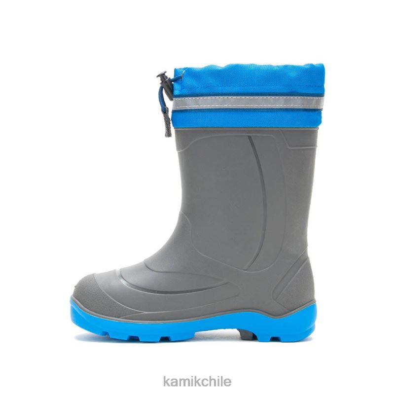 carbón/azul tinta botas de invierno RJT4Z233 Kamik niños snobuster 3