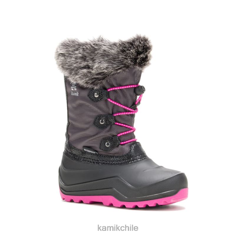 carbón botas de invierno RJT4Z331 Kamik niños polvoriento 3