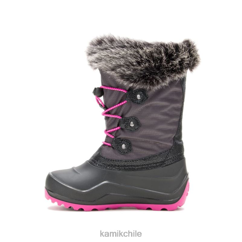carbón botas de invierno RJT4Z331 Kamik niños polvoriento 3
