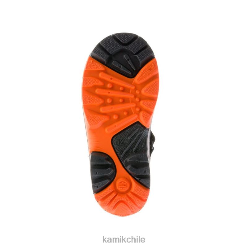 carbón/llama botas de invierno RJT4Z341 Kamik niños cohete de ancho