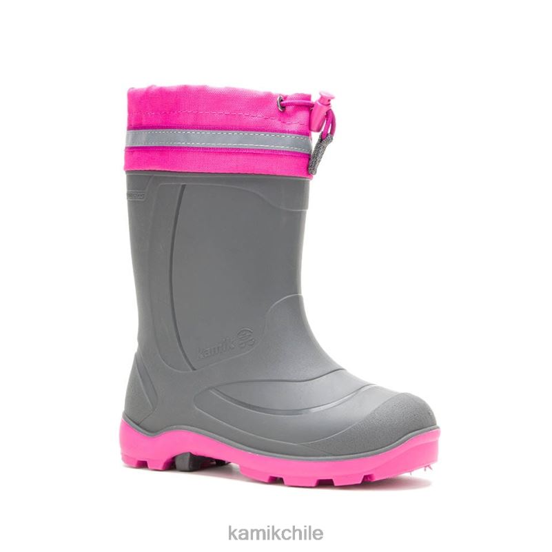carbón/magenta botas de invierno RJT4Z232 Kamik niños snobuster 3