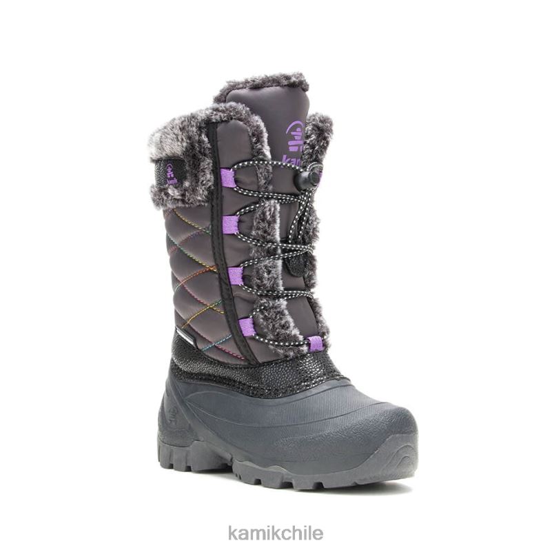 carbón/orquídea botas de invierno RJT4Z326 Kamik niños estrella 3