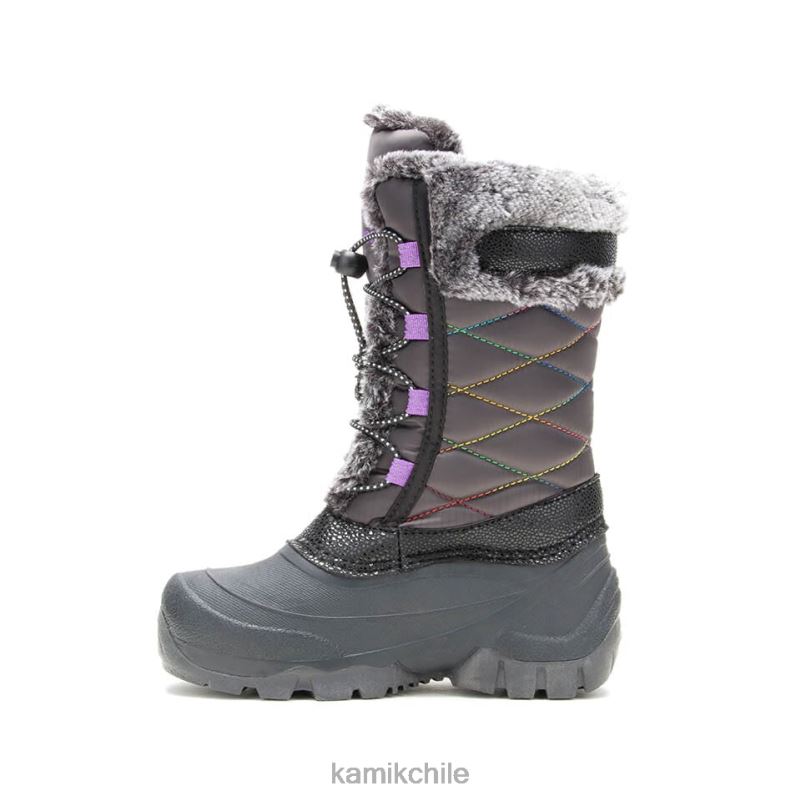 carbón/orquídea botas de invierno RJT4Z326 Kamik niños estrella 3