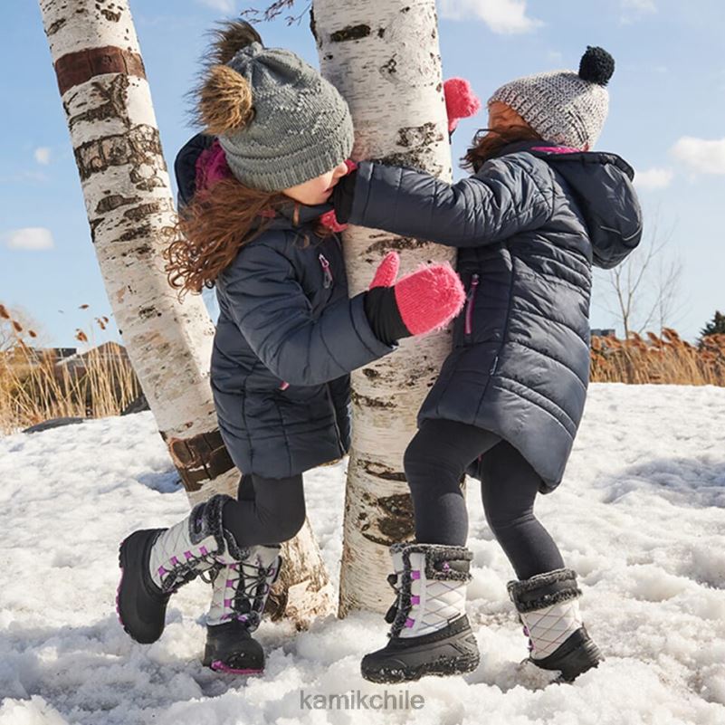 gris claro botas de invierno RJT4Z328 Kamik niños estrella 3