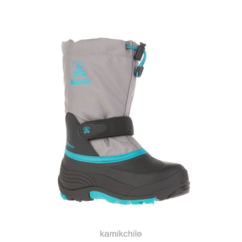 gris medio botas de invierno RJT4Z338 Kamik niños chinche de agua de ancho