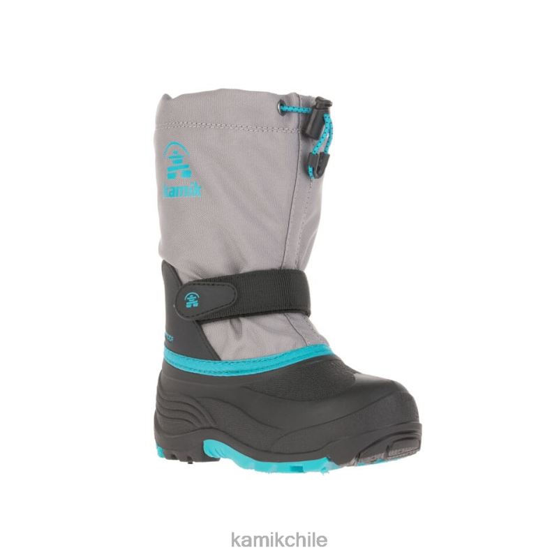 gris medio botas de invierno RJT4Z338 Kamik niños chinche de agua de ancho