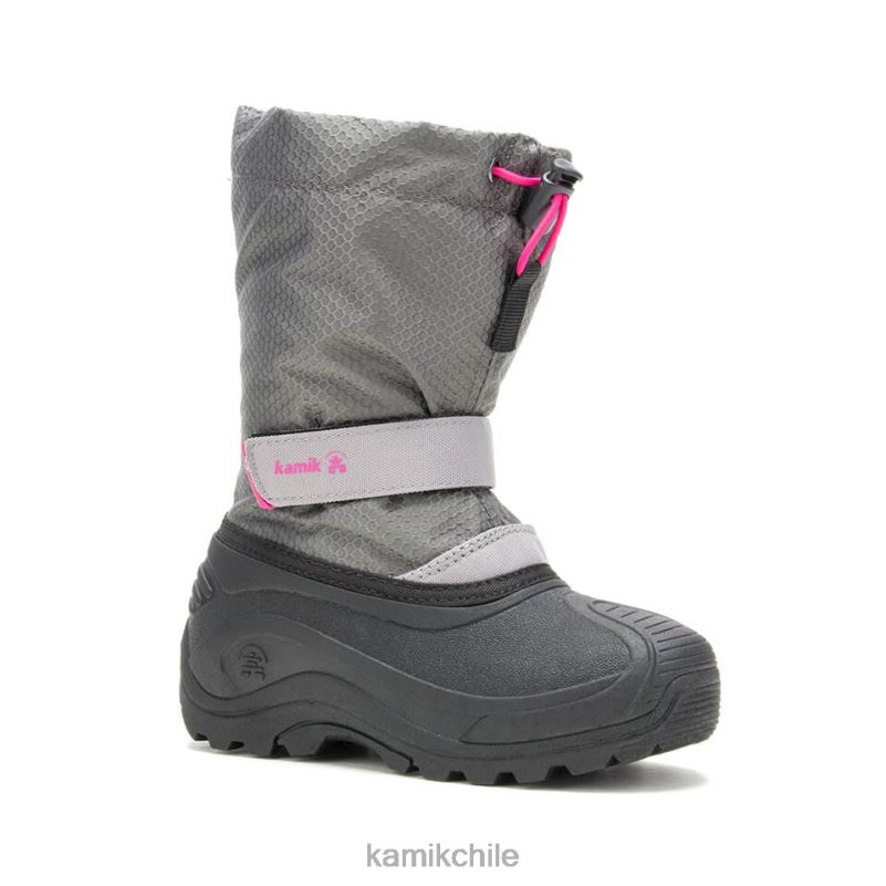 gris/rosa botas de invierno RJT4Z276 Kamik niños finley 2