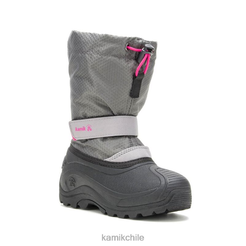 gris/rosa botas de invierno RJT4Z276 Kamik niños finley 2