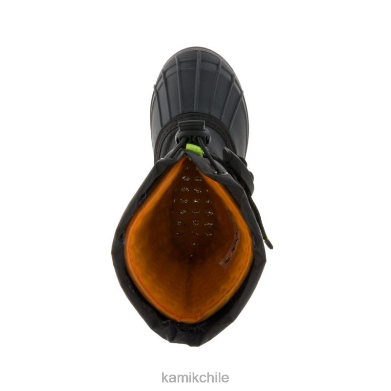 negro botas de invierno RJT4Z281 Kamik niños glaciar 4