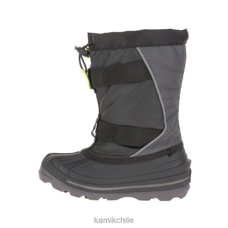 negro botas de invierno RJT4Z281 Kamik niños glaciar 4